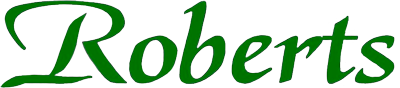 Roberts Italian Restaurant and Deli logo scroll
