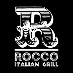 Rocco Italian Grill & Sports Bar logo scroll