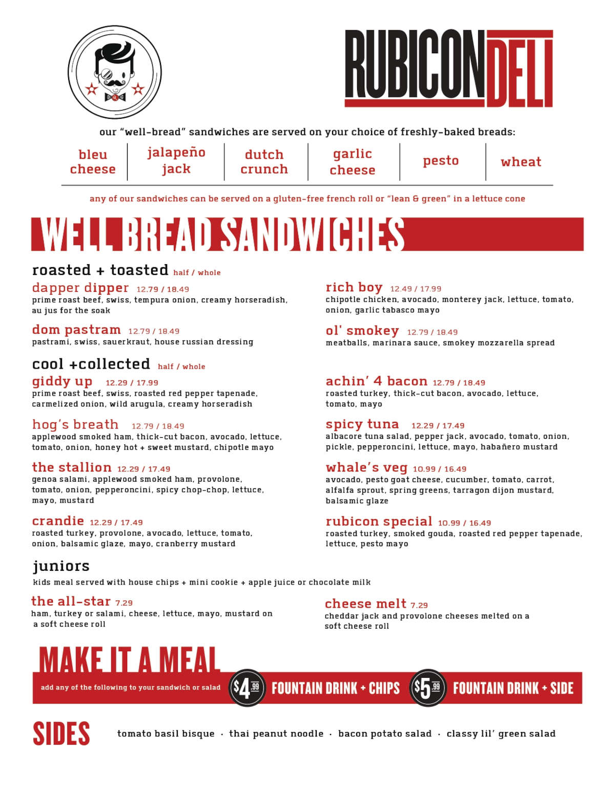 Well Bread Sandwiches