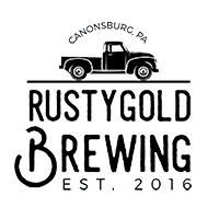 Rusty Gold Brewing logo scroll