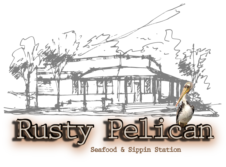 Rusty Pelican logo top