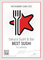 restaurant guru best sushi award