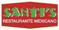 Santi's Restaurante Mexicano logo scroll