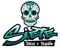 Siete Tacos & Tequila logo scroll