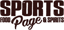 Sports Page Food and Spirits logo scroll