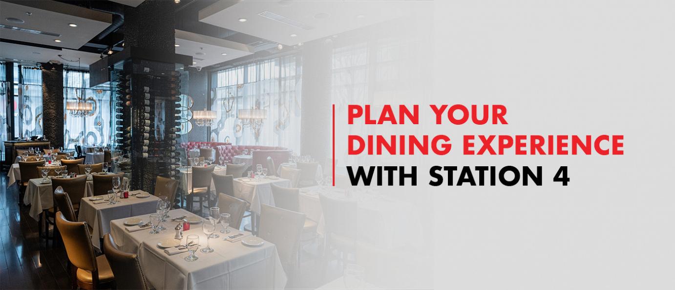 plan your dining experience flyer