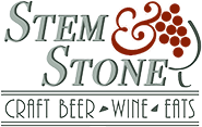 Stem & Stone Craft Beer, Wine & Eats logo scroll