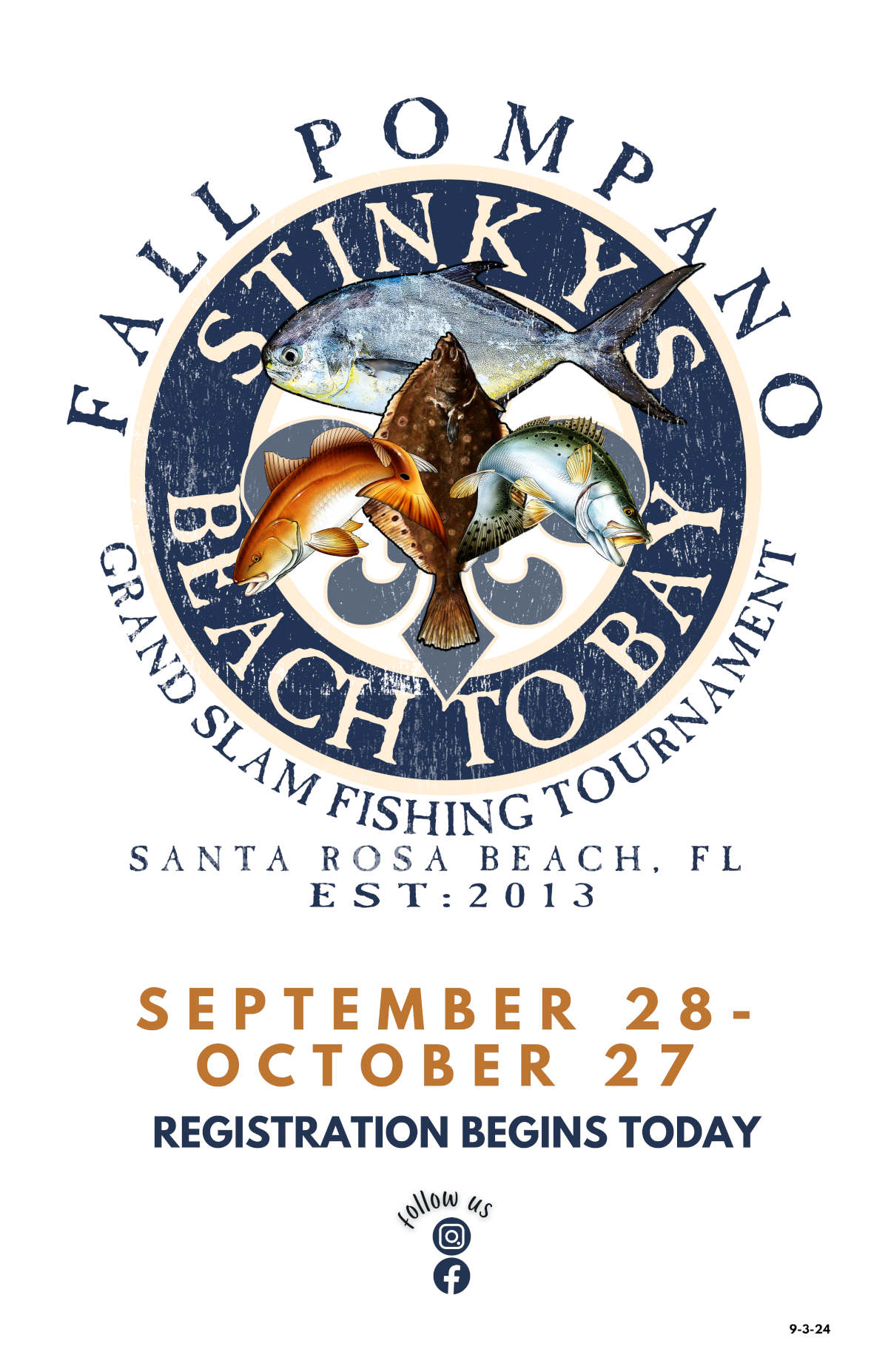 Grand slam fishing tournament poster 1