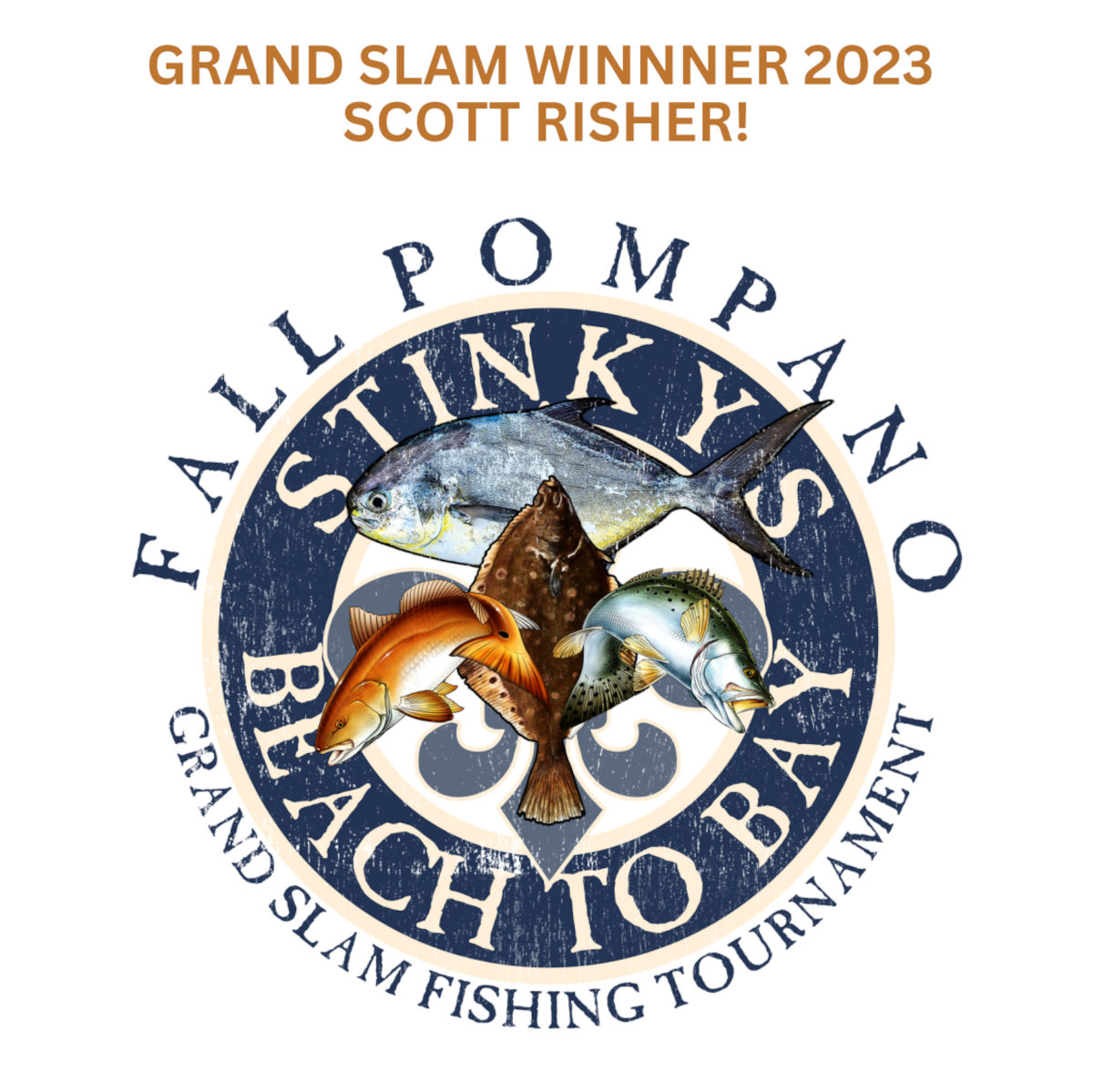 Grand slam fishing tournament poster