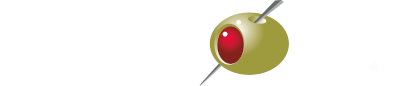 The Stuffed Olive logo scroll