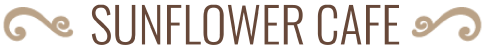 Sunflower Cafe logo scroll
