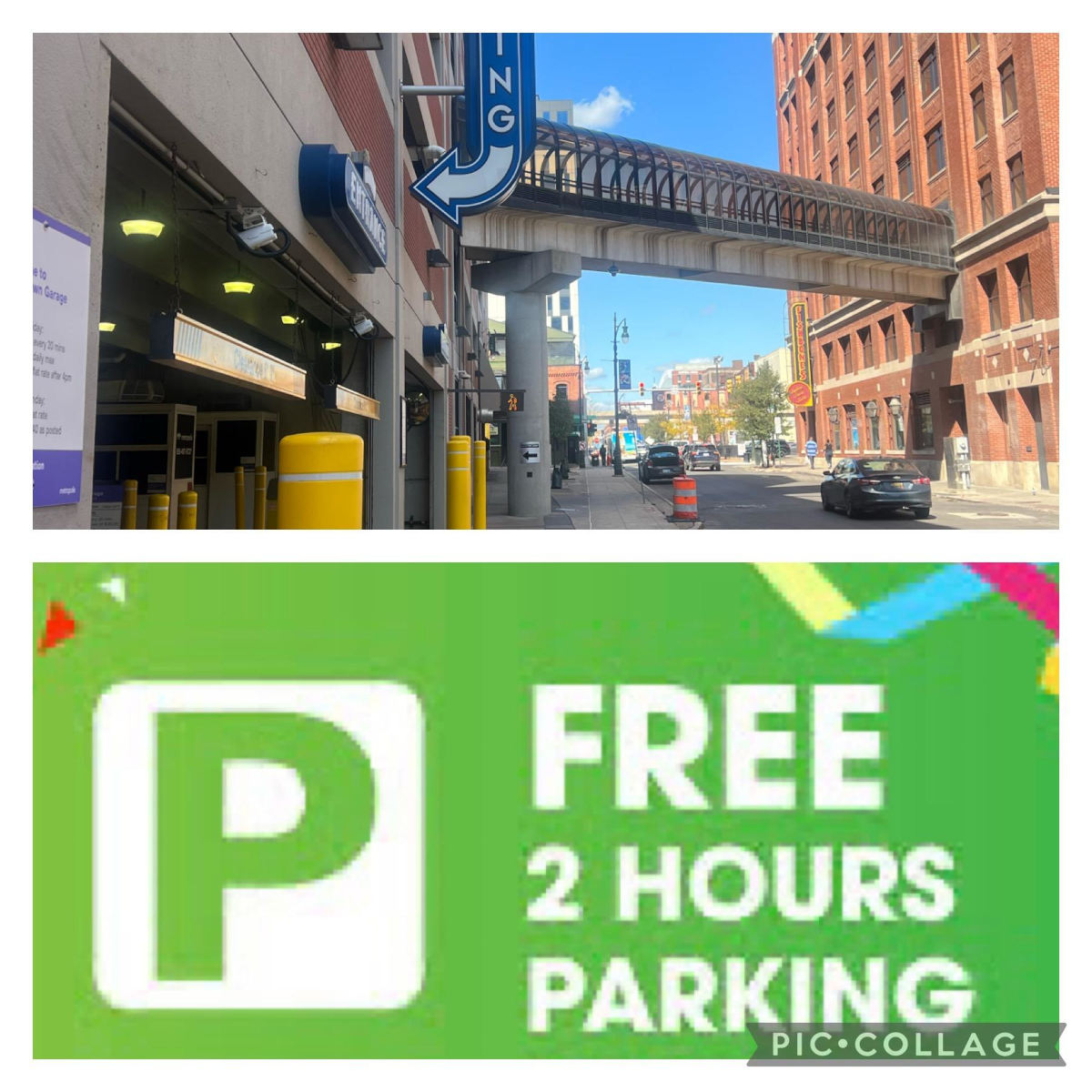 free 2 hours parking