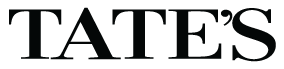 Tate's logo scroll