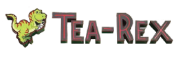 Tea Rex logo scroll