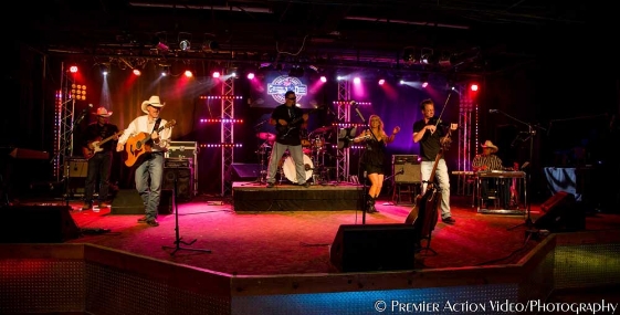 The Country Music Project band performing on stage