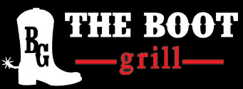 The Boot Grill logo scroll