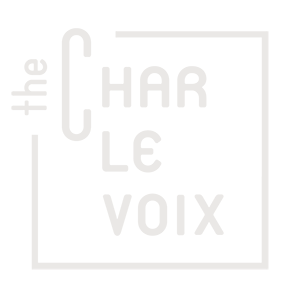 The Charlevoix logo scroll