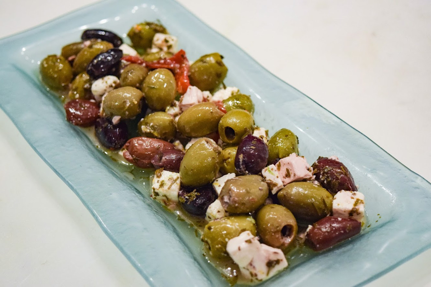 Mixed olive salad