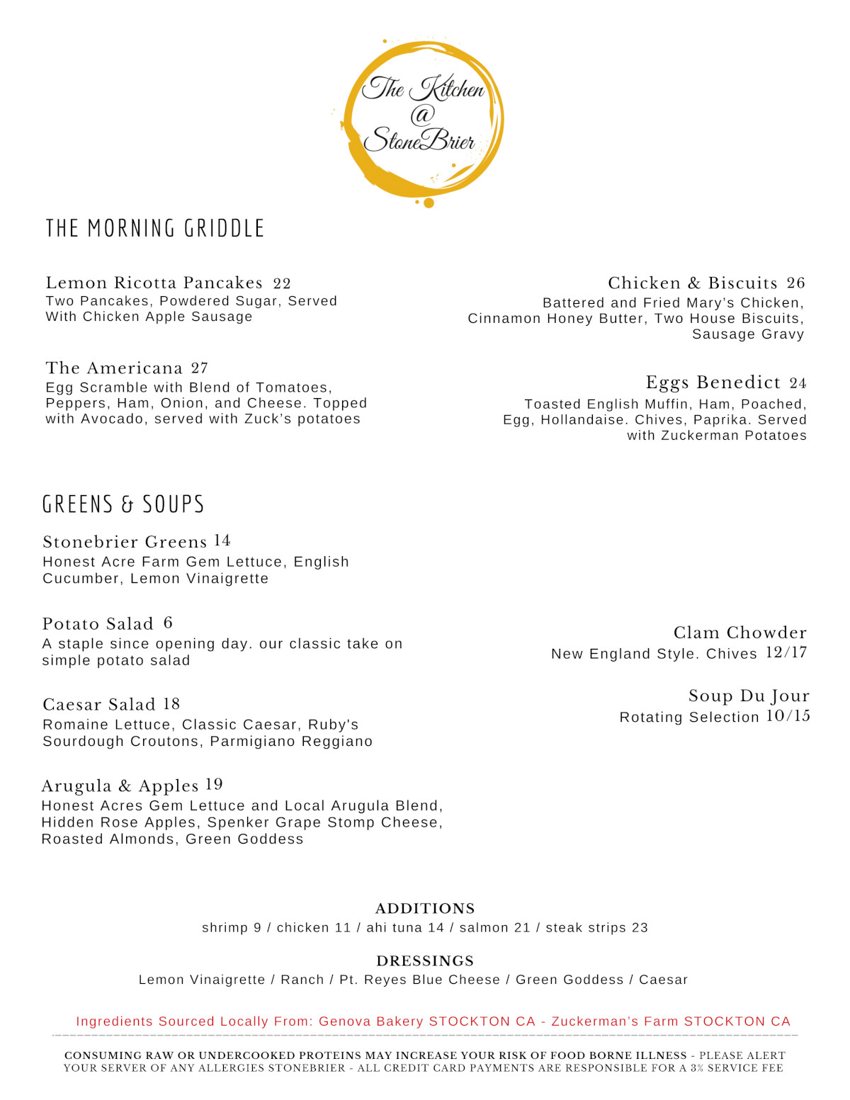 daytime menu 1