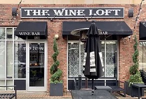 the wine loft restaurant front door