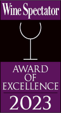 Wine Spectactor award 2023 badge