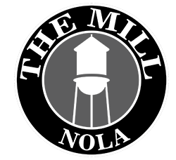The Mill NOLA logo scroll