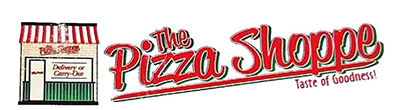 The Pizza Shoppe logo top