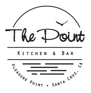 The Point Kitchen and Bar logo scroll