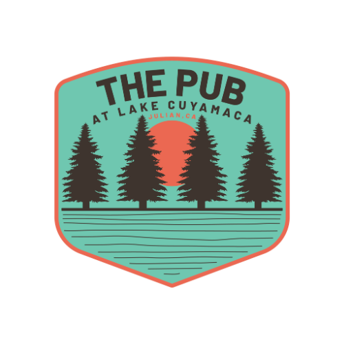 Pub at Lake Cuyamaca logo top - homepage link