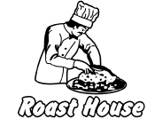 Roast House Pub and Restaurant logo scroll