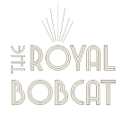 The Royal Bobcat logo scroll