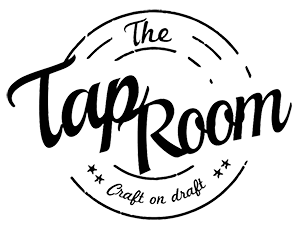The Tap Room logo scroll