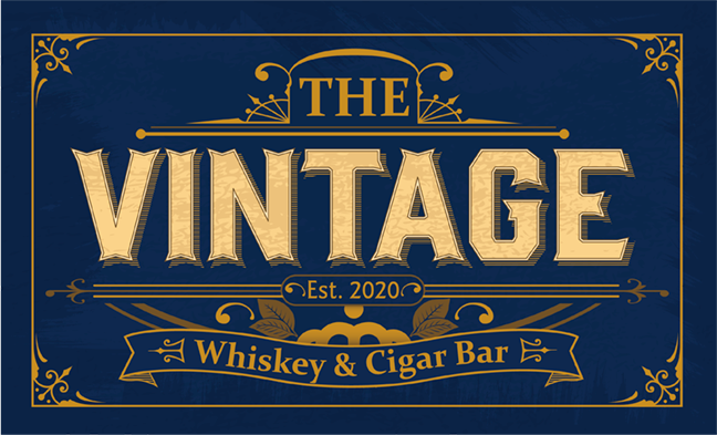 The Vintage Whiskey & Cigar Bar - Landing Page logo