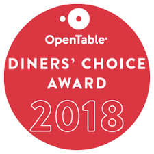 Diners choice award 2018