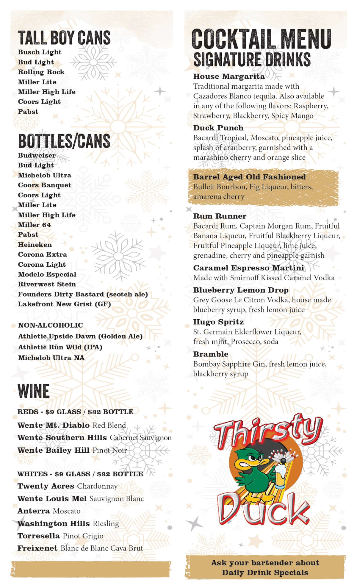 drink menu 1