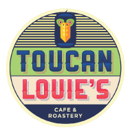 Toucan Louie's Cafe & Roastery logo top