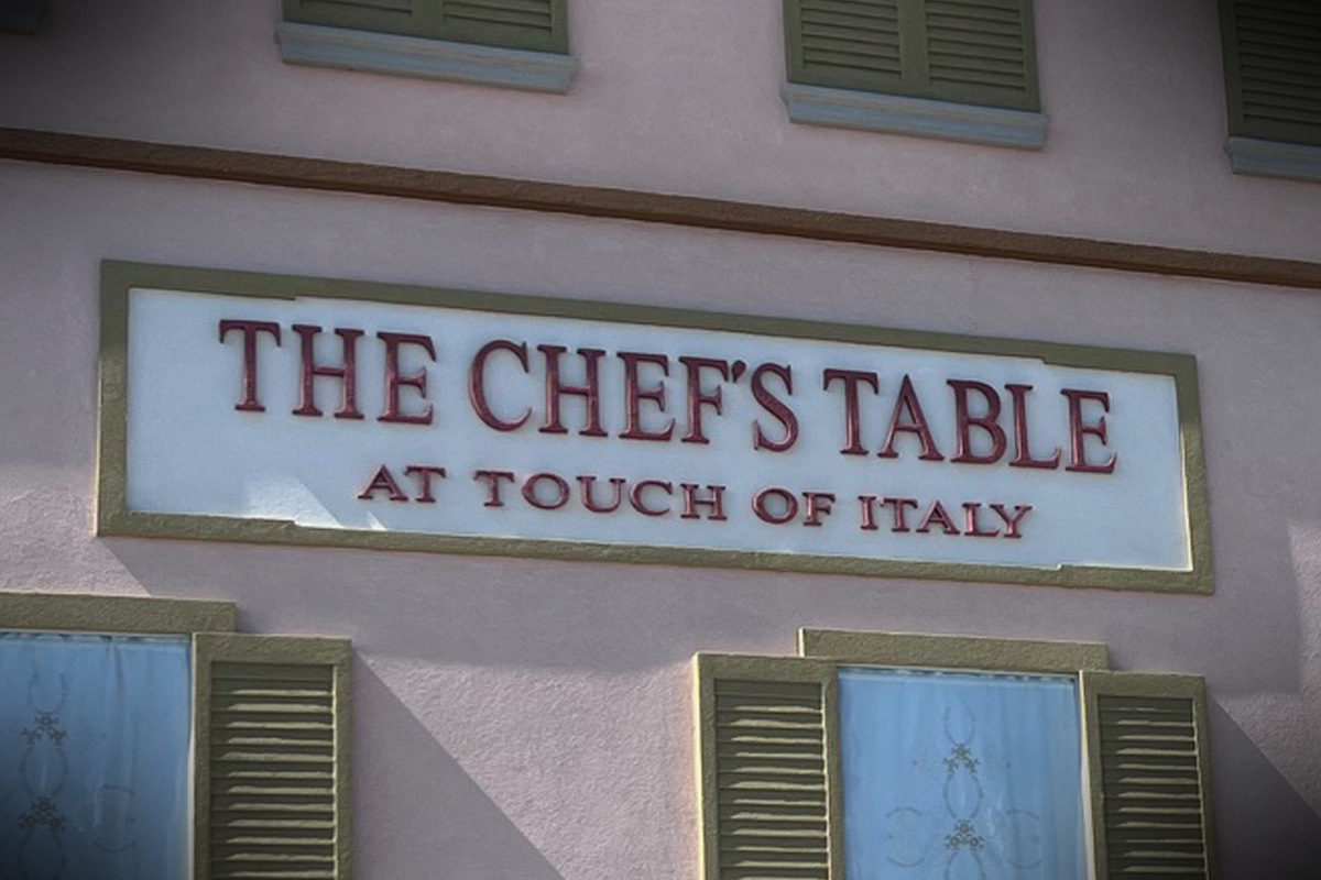 The Chef's Table location exterior