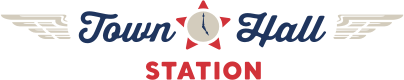 Town Hall Station logo scroll