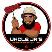 Uncle Jr's BBQ logo scroll