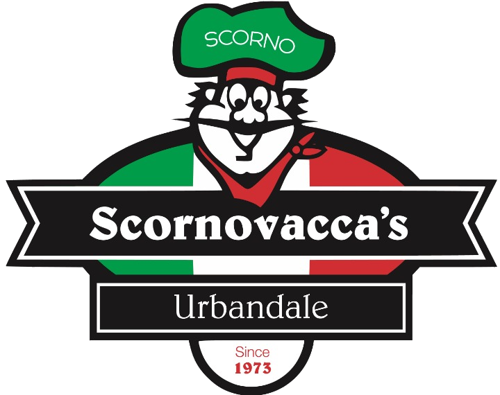 Scornovacca's Urbandale logo scroll