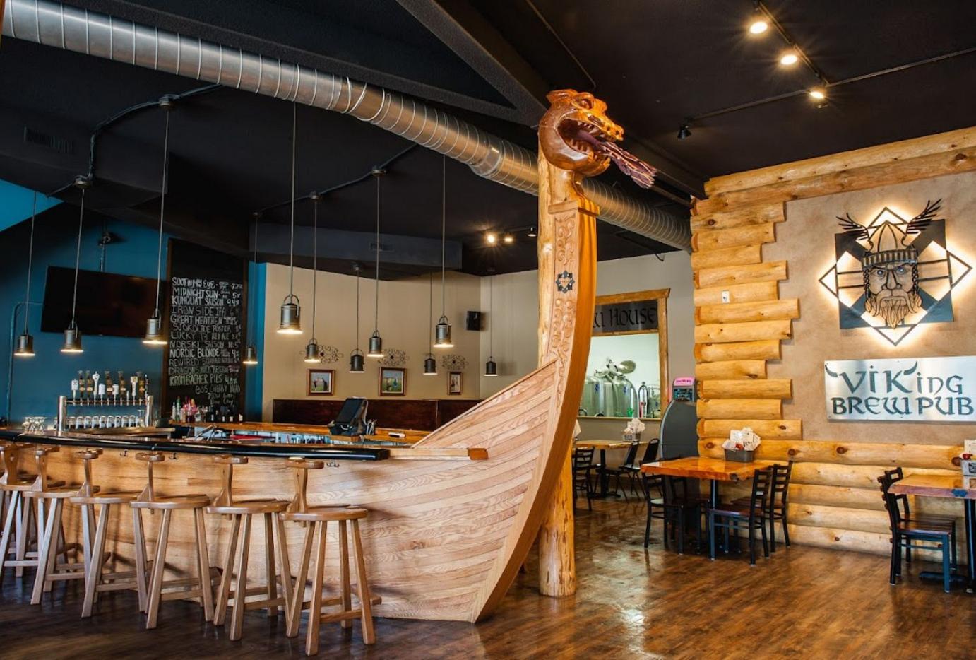 Viking Brew Pub bar