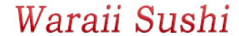 Waraii Sushi logo scroll