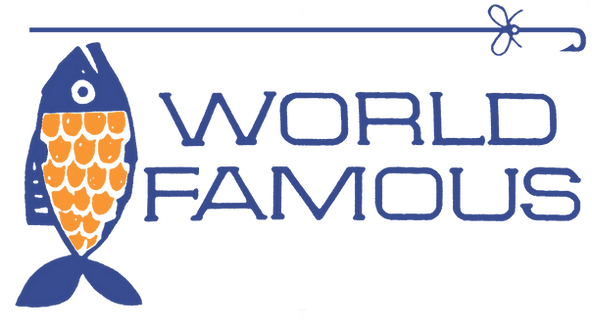 World Famous PB logo scroll