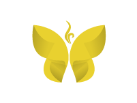 Yellow Butterfly Coffee logo top