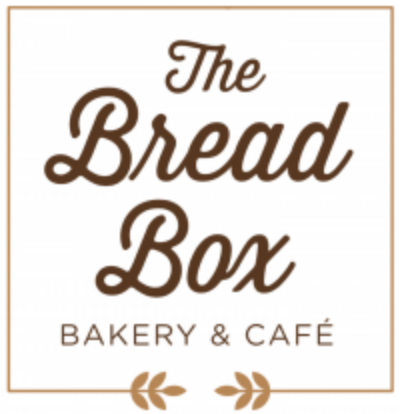 The Bread Box logo scroll