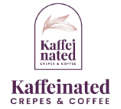 Kaffeinated Crepes & Coffee logo top - Homepage