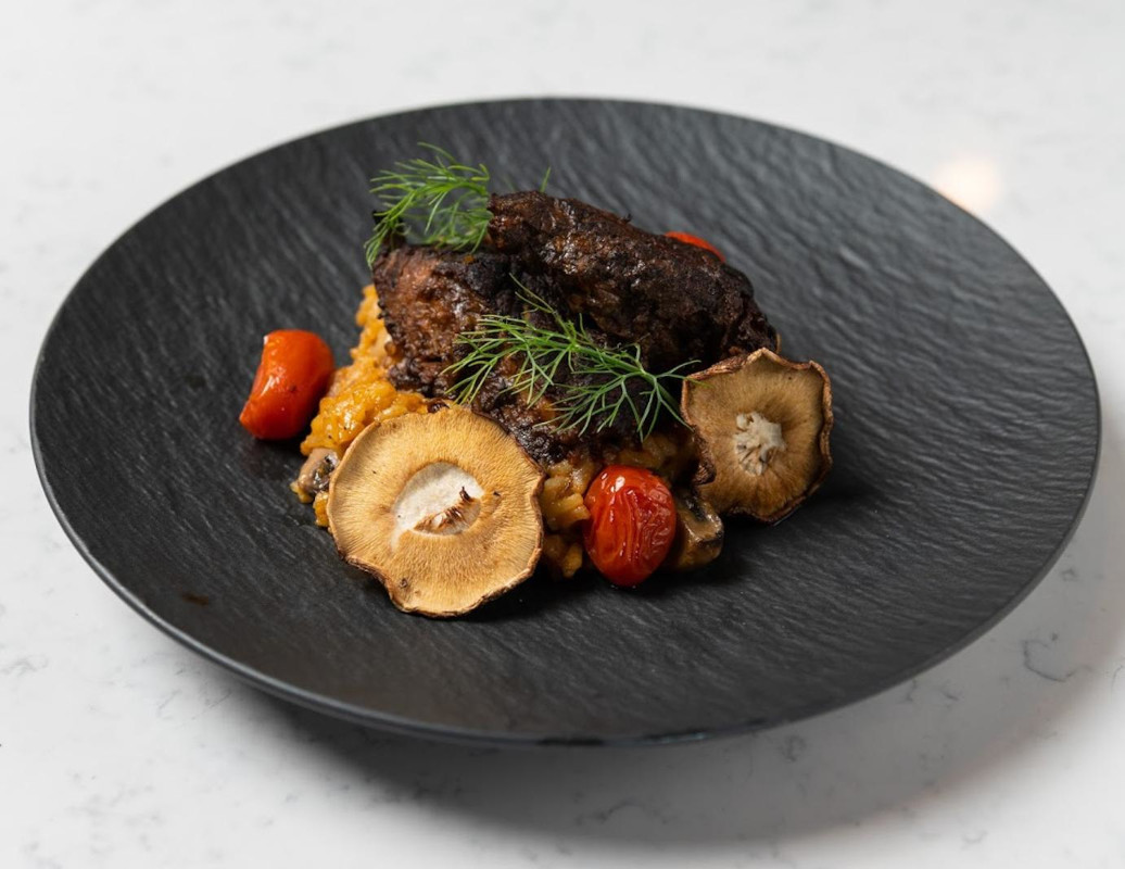 Short rib risotto