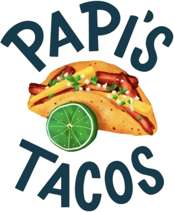 Papi's Taco's logo top