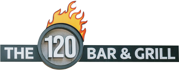 The 120 Bar and Grill logo top