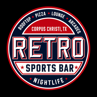 RETRO Restaurant - Bar - Arcade - Rooftop logo top